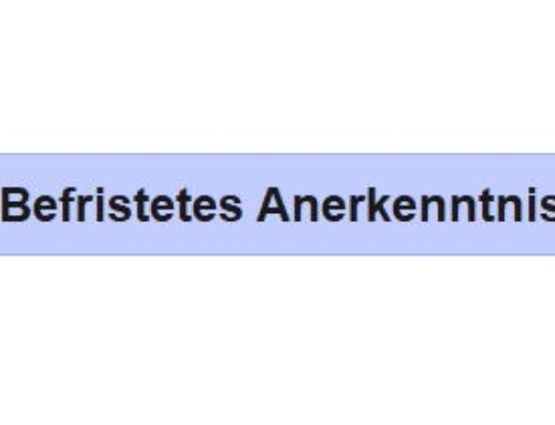 Befristetes Anerkenntnis in der Berufsunfähigkeitsversicherung