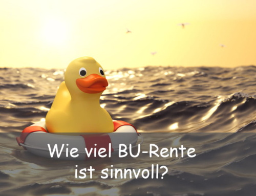 Wie hoch sollte die Berufsunfähigkeitsrente sein?
