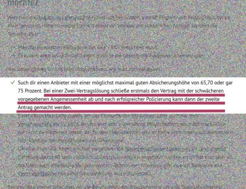Wirtschaftliche Angemessenheit mit Zweivertragslösung umgehen